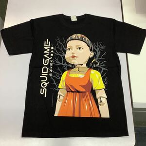 SR11B3. デザインTシャツ　Lサイズ　SQUID GAME ② イカゲーム　　半袖Tシャツ