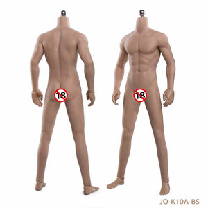1/6 Young Male Figure body Fit 12" Phicen TBLeague Hot Toys Head Suntan Skin 海外 即決