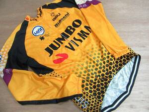 f8418n 長袖サイクルシャツ L サイクリング ロード VISMA JUMBO Bianchi AGU