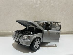 WELLY 1/18 LAND ROVER Range Rover 2003 Silver ウェリー ランドローバー レンジローバー シルバー ミニカー モデルカー