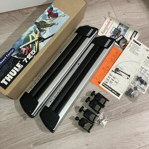 THULE 725 kebnekaise ケプニカイザー (積載幅40㎝) スキー/スノーボードキャリア ウイングバー対応品 (スキー4セットorスノーボード2枚)