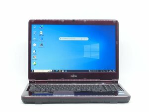 中古/15.6型/ノートPC/Windows10/HDMI/爆速SSD256GB/4GB/i3-M330/FMV　NF/G50 MS office2021搭載　HDMI/テンキー