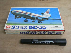 BBP629 未組立 プラモデル 日本航空 JAPAN AIR LINES 1/300 DOUGLAS DC-10 ダグラスDC-10 キャラメル箱 ⑤