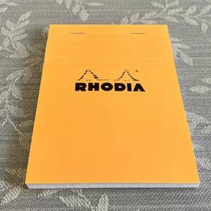 【即決】メモパッド 定番 BLOC RHODIA No.13（5x5 5mm方眼罫）10.5 x 14.8 cm A6サイズ オレンジ ブロックロディア