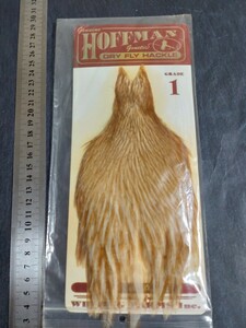 ☆ホフマン　ヘンケープ　#1 ミディアムジンジャーHoffman Hen Cape #１Medium　Ginger☆ドライ　ソフトハックル　ニンフ　ウェット