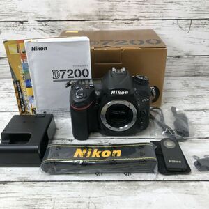 8w165 Nikon D7200 ボディ 動作確認済 箱付 付属品多数 ニコン カメラ デジタル一眼 デジカメ 一眼レフ 写真 撮影 1000~ S