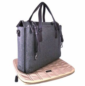 TUMI トゥミ 79331EG SINCLAIR 『ニーナ』コミューター ブリーフ　アールグレイ【極美品】