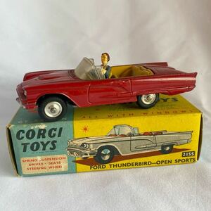 CORGI TOYS ミニカー 215S FORD THUNDERBIRD OPEN SRORTS コーギー トイズ