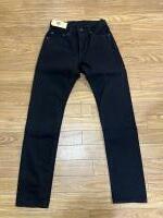 MOMOTARO JEANS MXJE1101 BLACKSLIMストレートJEANS BLK 33