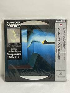 LD SONY カラヤン ベートーヴェン 交響曲全集 テレモンディアル原盤 レーザーディスク 5枚組9面