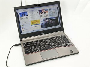 1円～ 即使用可 富士通 13インチ ノートパソコン E734/K 中古良品 第4世代Core i5 4GB DVDマルチ Wi-Fi Bluetooth Windows11 Office済