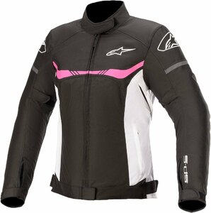 Lサイズ - ブラック/ホワイト - ALPINESTARS アルパインスターズ Stella 女性用 T-SPS ジャケット