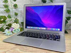 【動作OK♪】MacBook Air 2015 A1466[Core i5(5250U)1.6Ghz/RAM:4GB/SSD:128GB/13インチ]Catalina インストール済 動作品