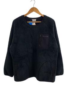 Columbia◆GOAT ISLE FLEECE TOP_ゴート アイル フリース トップ/XL/ポリエステル/BLK