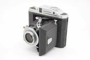 【返品保証】 Pearl II Hexar Konishiroku 75mm F3.5 蛇腹カメラ v1142