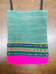 ♪半額～♪ セール 手織り布 ポシェット ショルダーアワヨ 南米 ボリビア 古布 アンデス エスニック インディオ パスポートバッグ