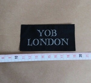 YOB LONDON パッチ タグ 検）80s uk hardcore boylondon 666 toccata burst cyberdyne clear disclose discharge seditionaries 