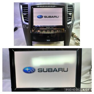 パネル付 スバル純正OP CN-L880LEDFA レガシィ BR BM HDDナビ 2014年地図データ CD/DVD/SD/USB/Bluetooth カーナビ Panasonic 0122