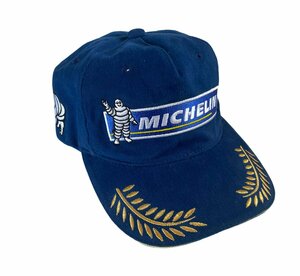 ミシュラン☆チャンピオン キャップ モータースポーツ 青色 サイズフリー オフィシャル刺繍キャップ・帽子 6087A
