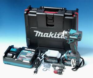 ◎マキタ(Makita) 40Vmax充電式インパクトレンチ 2.5Ah バッテリ2本・充電器・ケース付 TW004GRDX 　Makita