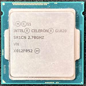 Intel Celeron G1820 プロセッサ (Haswell), 2.7GHz, 2コア2スレッド, FCLGA1150, SR1CN 