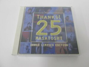 ★　【2枚組 CD THANKS! 25 MASATOSHI SONGS LIMITED EDITION】112-02402