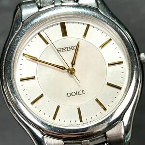 SEIKO セイコー DOLCE ドルチェ 8J41-6030 腕時計 クオーツ アナログ シルバー ゴールド ステンレススチール 新品電池交換済み 動作確認済