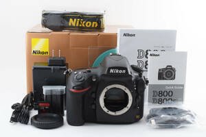 ■ 極少ショット数269回・ほぼ新品 ■ ニコン Nikon D800 ボディ 《 元箱付き 》　A56S609S430DY C536