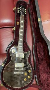 Gibson ギブソン カスタムショップ レスポール クラス5 Figured Trans Black 2001年製、美品です♪