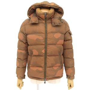 【本物保証】 超美品 モンクレール MONCLER マヤ MAYA GIUBBOTTO ダウンジャケット アウター ロゴワッペン WZIP フーデッド カモフラ 迷彩