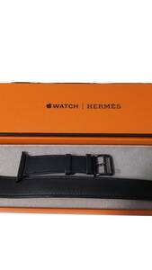 【中古品】 HERMES エルメス Apple Watch アップルウォッチ用 レザーストラップ ベルト バンド D刻印 箱あり A61678RK