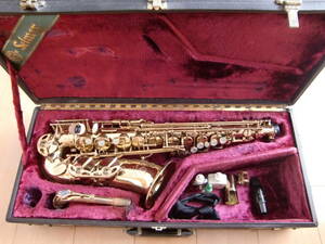 H.SELMER　A.sax　MarkVII　彫刻付　マーク７　アルトサックス　２８万番台　中古品