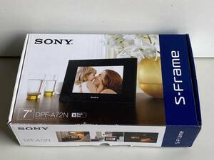 ④t524◆SONY ソニー◆デジタルフォトフレーム DPF-A72 ブラック 7inch S-Frame ブラック 新品 未使用 箱付