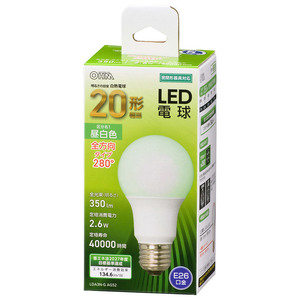 LED電球 E26 20形相当 昼白色｜LDA3N-G AG52 06-4452 オーム電機