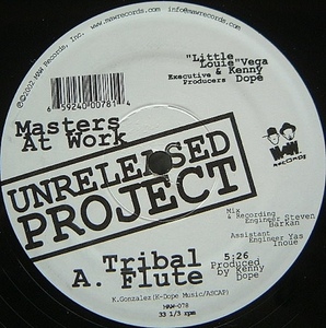 Unreleased Project - Tribal Flute / The Amazon / MAW『Unreleased Project』シリーズの中でも、トライバルに焦点を当てた人気盤！