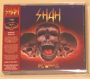 89年 スラッシュ・メタル Shah - Beware / シャー - ビウェアー / 帯付き 1000枚限定 輸入盤 レア 名盤