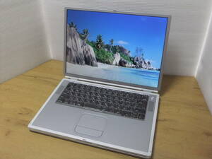 【 希少!! 美品!! OS9単独起動可!! 】Powerbook G4 Titanium M8591J/A ・ 新品 ｍSATA SSD 128G