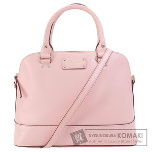 kate spade ケイトスペード ロゴ 2WAY トートバッグ レザー レディース 中古