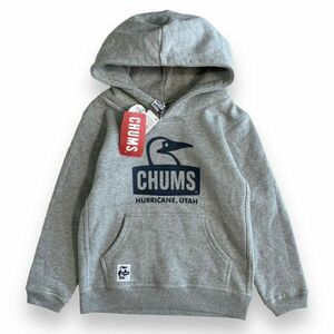 未使用 CHUMS チャムス Booby FACE Pullover PARKA ブービー フェイス プルオーバー パーカー CH20-1060 プリント フーディー L グレー