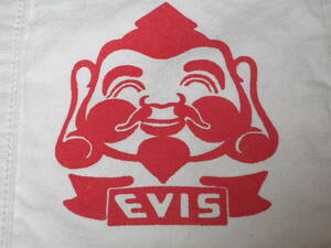 旧EVIS　ロゴの　生成　トートバック　分厚い生地です。