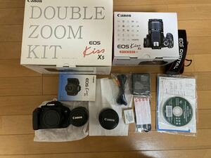 キャノン　EOS Kiss X5 一眼レフカメラ ダブルズームキット 付属品 箱付き Canon DOUBLE ZOOM KIT レンズキット