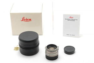 ★希少 超美品★LEICA ライカ SUMMILUX 35mm F1.4 Titan ズミルクス チタンモデル 元箱★OK020095★