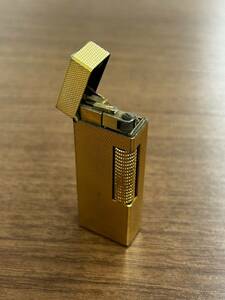 【M】Dunhill　ダンヒル　ゴールドカラー　ジッポ　ライター