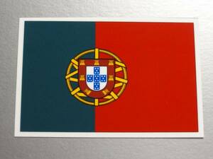 ■_ポルトガル国旗ステッカー2枚set即買■耐水シール EU(1