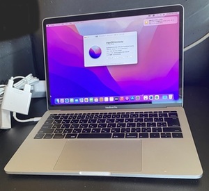 Apple MacBook Pro (13-inch, 2016）Core i7 2.4GHz/8GB/128GB OS Monterey