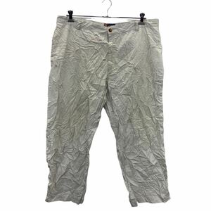 CHAPS チノパンツ W42 チャップス ホワイト ロゴ 古着卸 アメリカ仕入 2304-1353