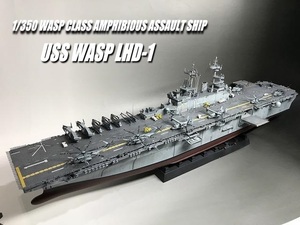 1/350　強襲揚陸艦　USS WASP　LHD-1 塗装済み完成品