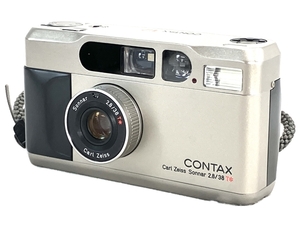 【動作保証】 CONTAX T2 Carl Zeiss Sonnar 2.8/38T＊ コンパクト フィルム カメラ 中古 W8746026