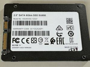  ADATA SSD 120GB【動作確認済み】1529