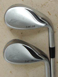 中古　kasco キャスコ　Dolphin Wedge ドルフィンウェッジ　DW-118　48° 56°　ウェッジ　2本セット　N.S.PRO 950GH　ゴルフクラブ 管S13